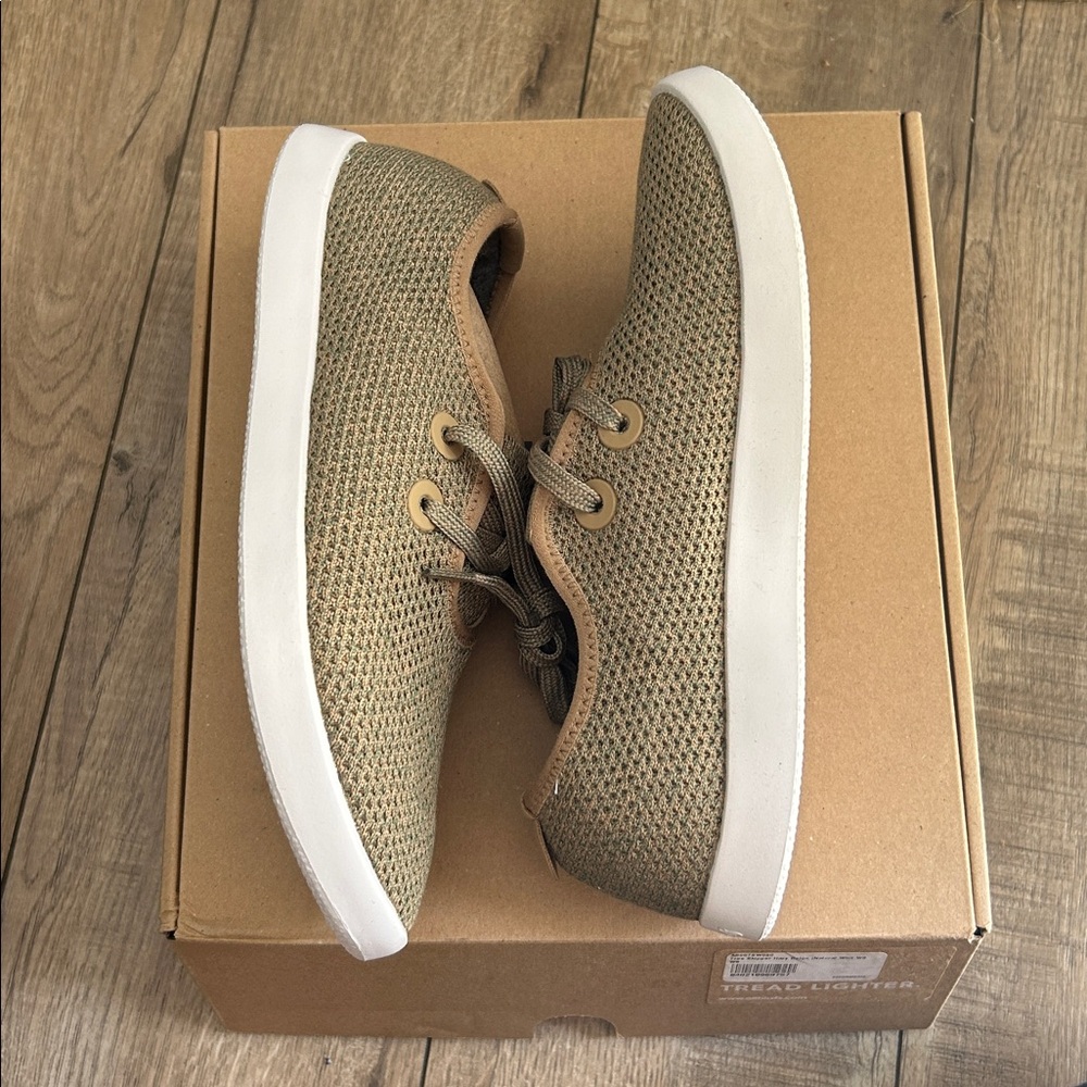 NIB Allbirds Tree Skipper Sneakers Hazy Beige Size Women’s US8 - Picture 2 of 9
